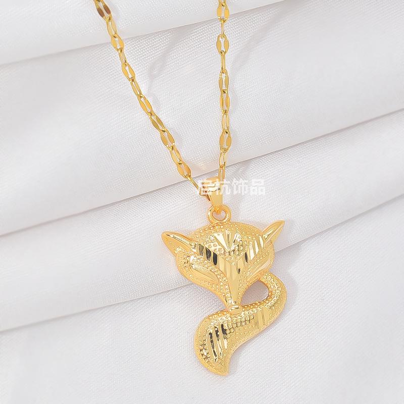 Wind Small Butterfly Necklace Women'S Simple Trend Temperament Pendant Collarbone Chain Exquisite Accessories