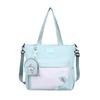 Simple Letter Rabbit Ear Design Large Capacity Shoulder Bag With Coin Purse For Daily Use