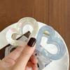 Hair Claw Anti-slip Teeth Hollow Heart Design Hair Clip Medium Size Back Head Shark Hair Claw Strong Grip Hair Accessory