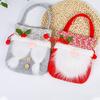 Xmas Ornaments Santa Claus Christmas Tree Ornaments Storage Bags Christmas Handbags Kids Candy Bags
