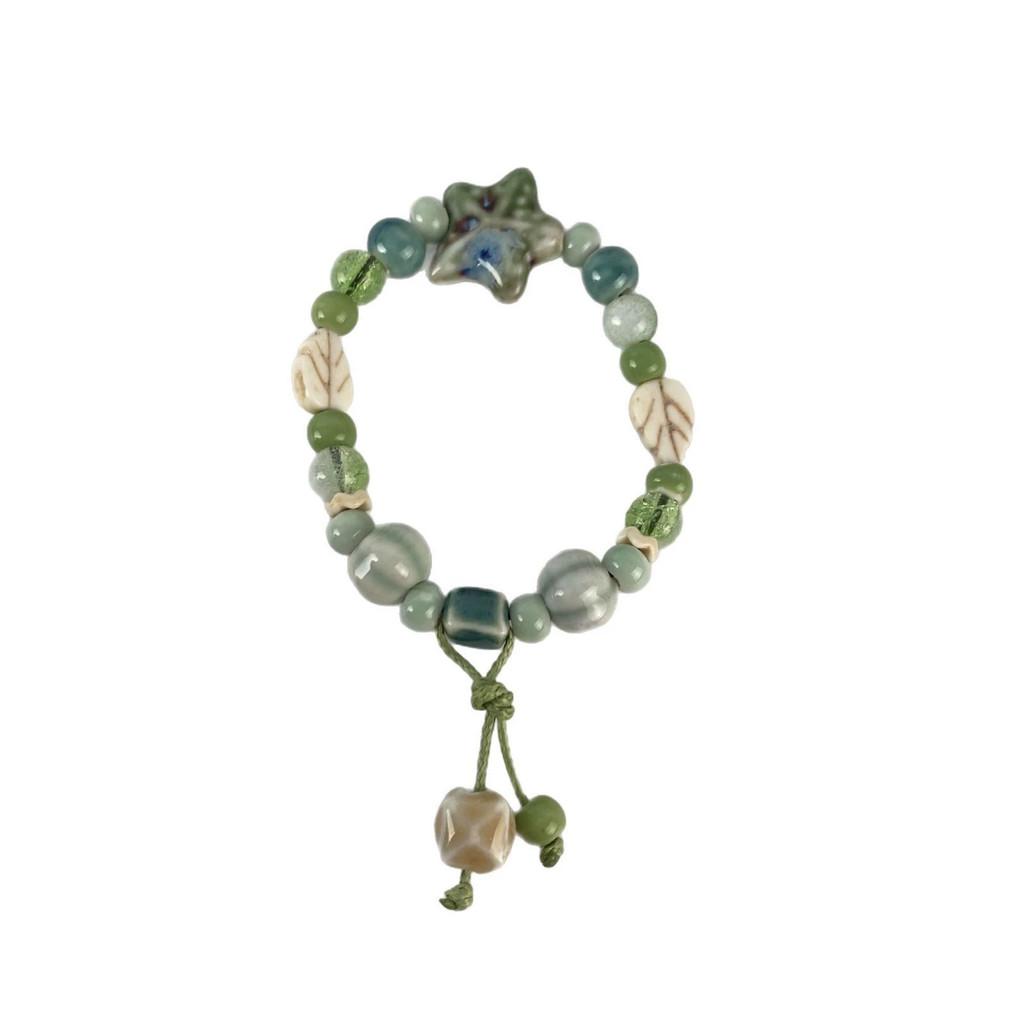 Sunflower Bracelet Starfish Ceramic Beaded Jewelry Decoration Women Gift Fashion