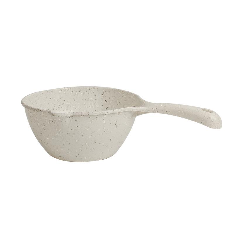 Domácí plastová naběračka na vodu s dlouhou rukojetí, zesílená pro kuchyň a koupelnu, víceúčelová, nárazuvzdorná, koupací a prací naběračka