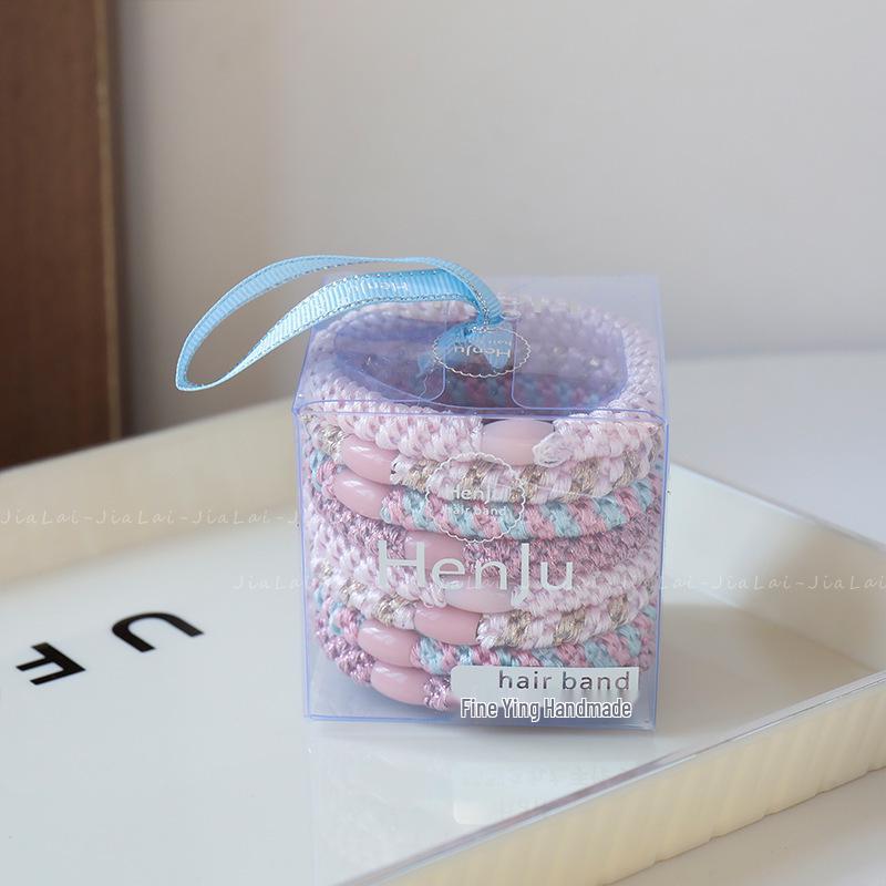 

Резинка для волос Kunling s Lolola: Прочная, высокоэластичная, бережная к волосам, стильная резинка.