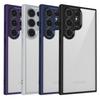 For Samsung Galaxy S25 Ultra Case Matte Skin Touch Clear PC + TPU Shockproof Phone Back Cover