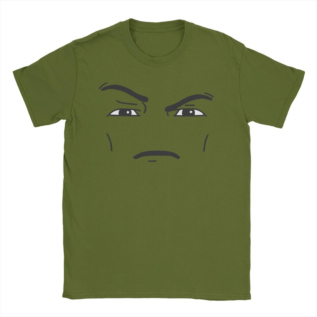 Funny Anime Robot Face TShirts for Men Women Round Neck Cotton T Shirts Short Sleeve Tee Shirt Plus Size Tops