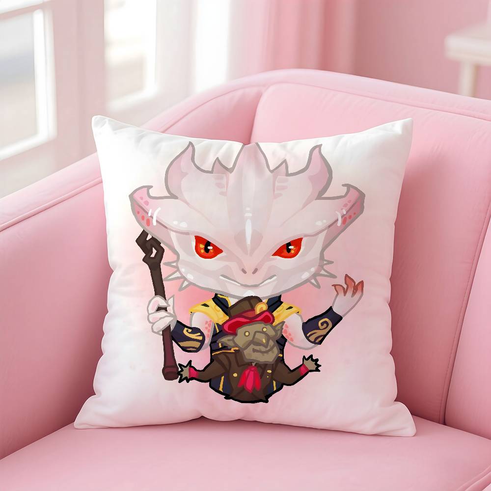 

Милая мультяшная наволочка Baldurs Gate с принтом, наволочка для гостиной, дивана, чехол для подушки и декор для спальни 12x12Inch