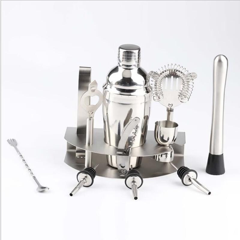 Stainless Steel Cocktail Shaker & Bar Tool Set