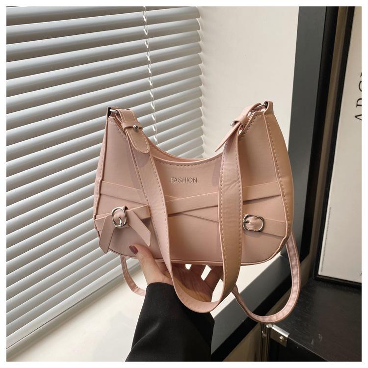 Women s High-End Summer Fashion Shoulder Bag - Versatile and Chic розовый
