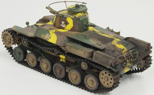 PLATZ/MONO Dragon 1/35 Scale Tanks of the World WWII Japanese Army Type 97 Chi-Ha Medium Tank (Early Model) with Camouflage Masking Stickers, Plastic