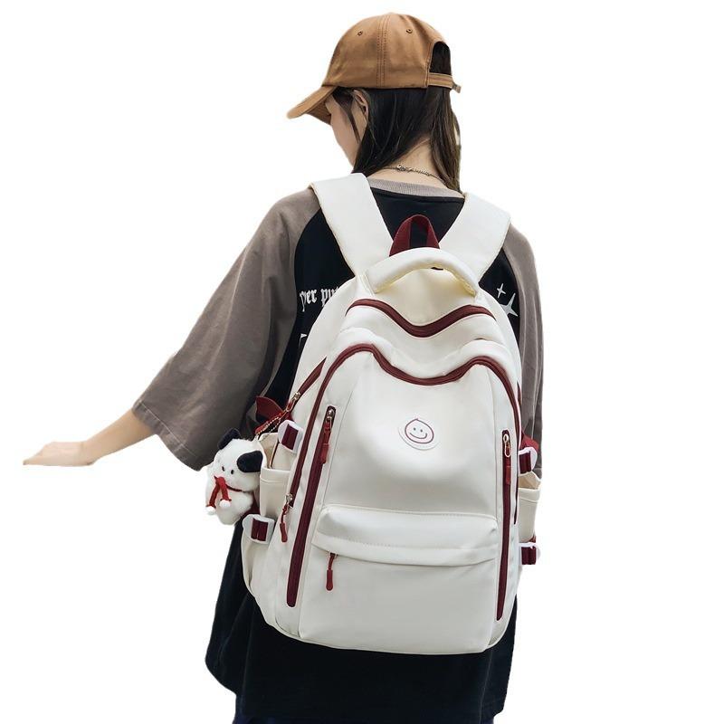 Schoolbag Korean version ins style versatile college student schoolbag female Japanese campus high school junior high school student backpack