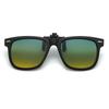 Polarized Sunglasses Myopia Clip Tr90 Ultra-Light True Colorful Film Mi Ding Night Vision Color-Changing Retro Can Be Turned Up