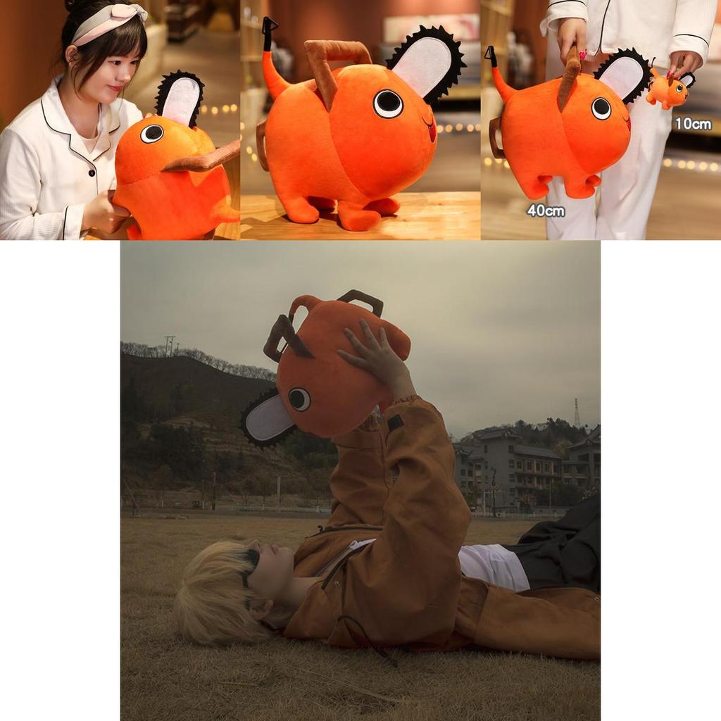 Chainsaw Man Pochita Plush Toy Stuffed Doll For All Ages Soft Squishy Non-toxic Materials Birthday Xmas Gift