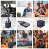 Reusable Drink Cup Carrier, Foldable Tote Bag With Handles High quality felt Transparent side bag for Daily Commute CarTravel