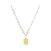 Non-fading Titanium Steel Simple Letter Pendant Necklace for Women – Heart Chain, Cool Style, Internet Celebrity Jewelry
