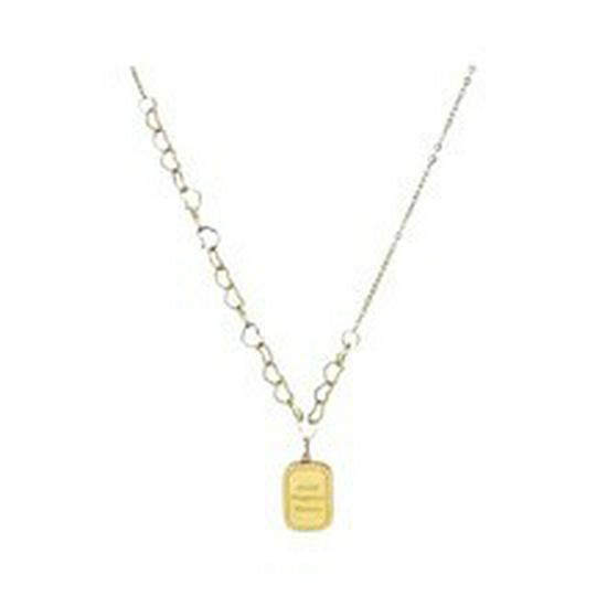 

Non-fading Titanium Steel Simple Letter Pendant Necklace for Women – Heart Chain, Cool Style, Internet Celebrity Jewelry