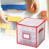 Foldable 64 Compartment Organizers Box Waterproof PVC for Christmas Light Storage