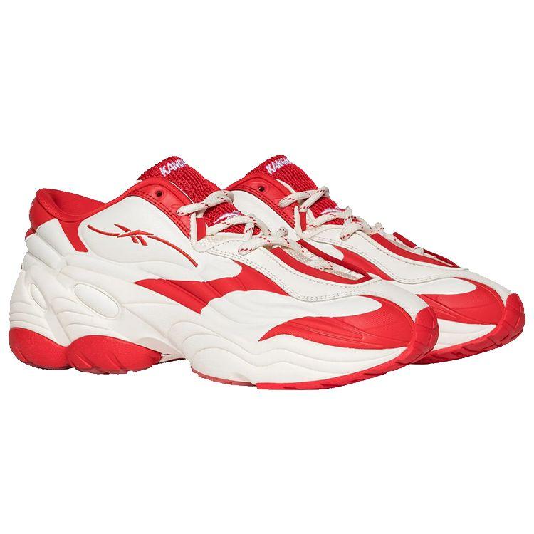 Reebok Kanghyuk X  Dmx Run 6 Casual Polyester Low-Top Running Shoes Unisex Sneaker Red White 20975278
