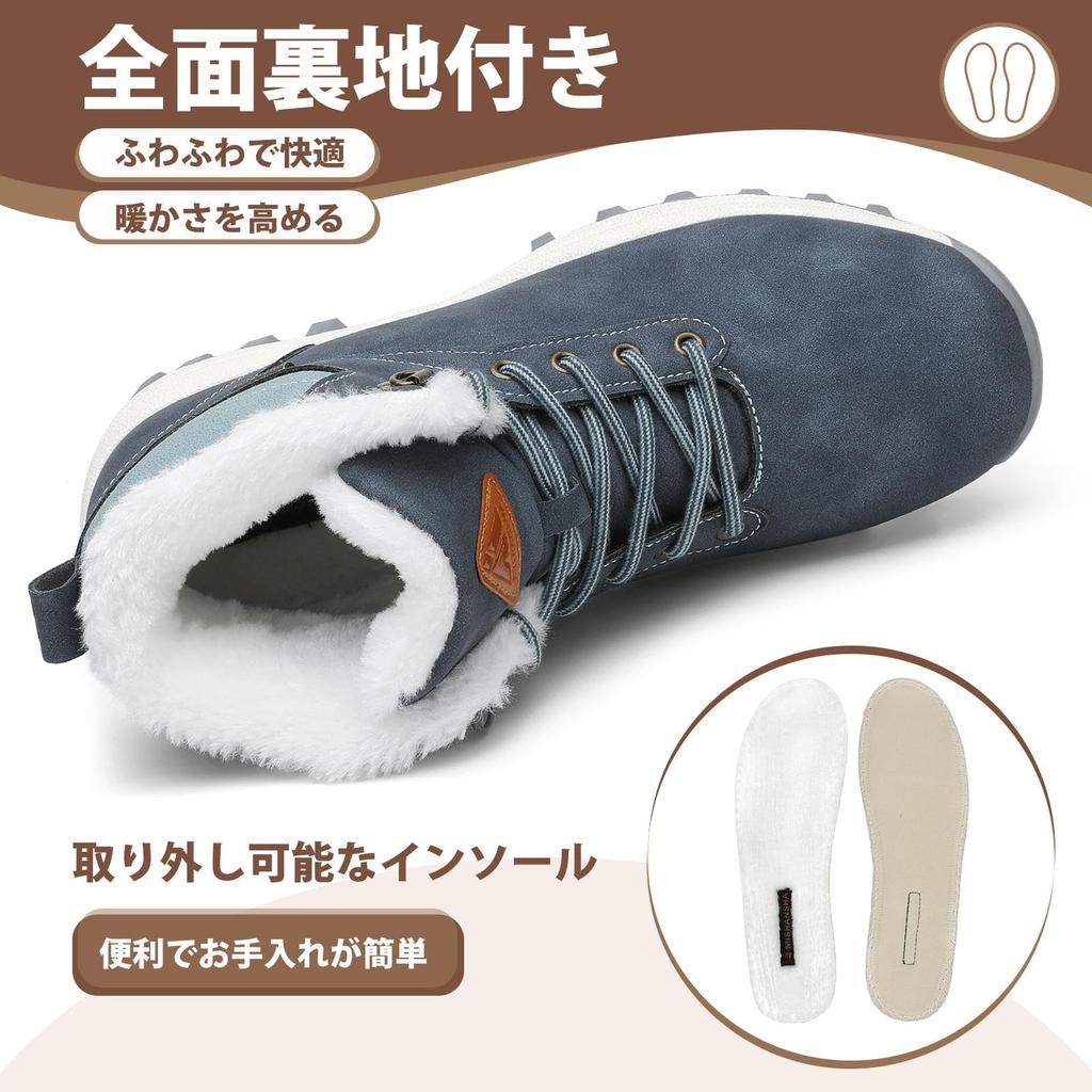 Mishansha and Winter Snow Trekking Shoes with Fleece Cold Weather Hiking Mountaineering Outdoor Size Men's Women's Boots, Lining, Protection, Boots,