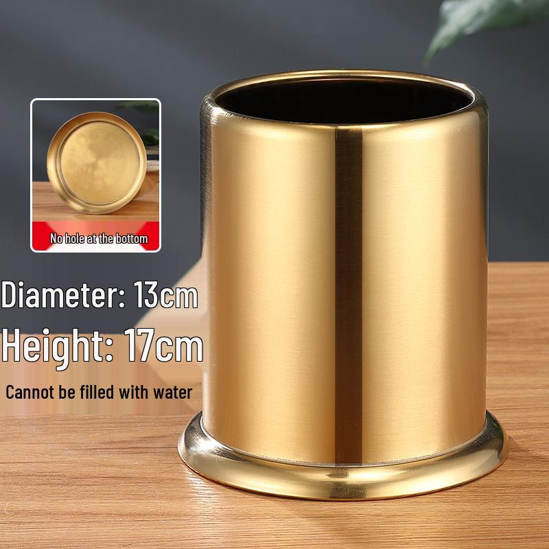 Stainless Steel and Bamboo Skewer & Chopstick Holder