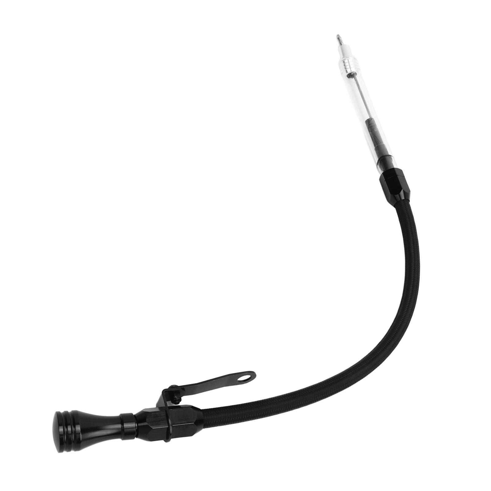 

Engine Flexible Oil Dipstick Stainless Steel Fluid Oil Level Dipstick Tool for LSX LS1 LS2 LS2 LS6 4.8L 5.7L 6.0L 6.2L чёрный