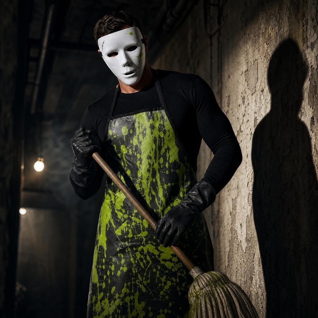 Halloween Scary Costume Set with and Gloves
