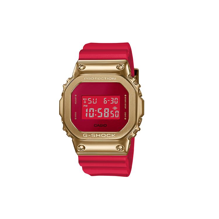 CASIO Women s Full Metal Series 49.6mm Red Watch GM-5600CX-4PFN GM-5600CX-4PFN