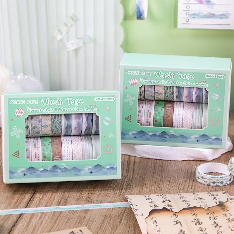 20 Rolls Colourful Decorative Stickers for Handwritten Diaries