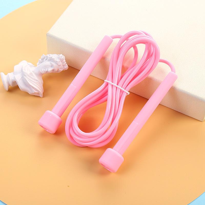 Macaron Color Speed Skipping Rope for Primary Students - Pen Handle Design