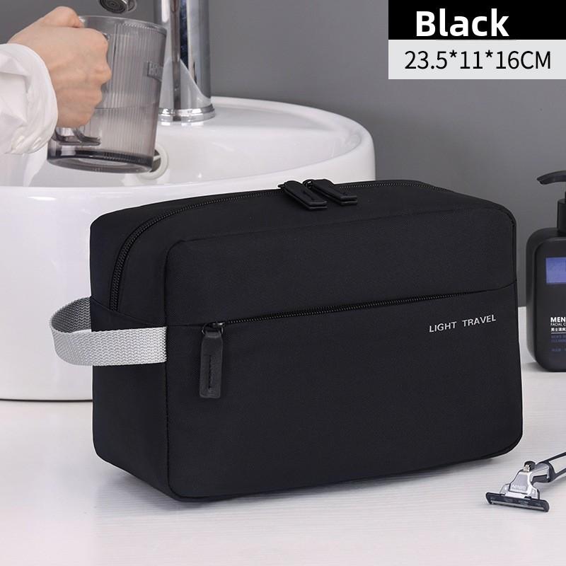 Business Travel Toiletry Bag With Oxford Cloth Material For Portable Organizing On Commutes