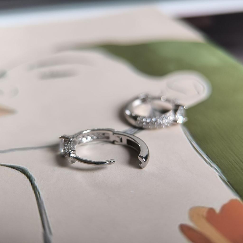 Silver Earrings with Cubic Zirkonia (2180791)