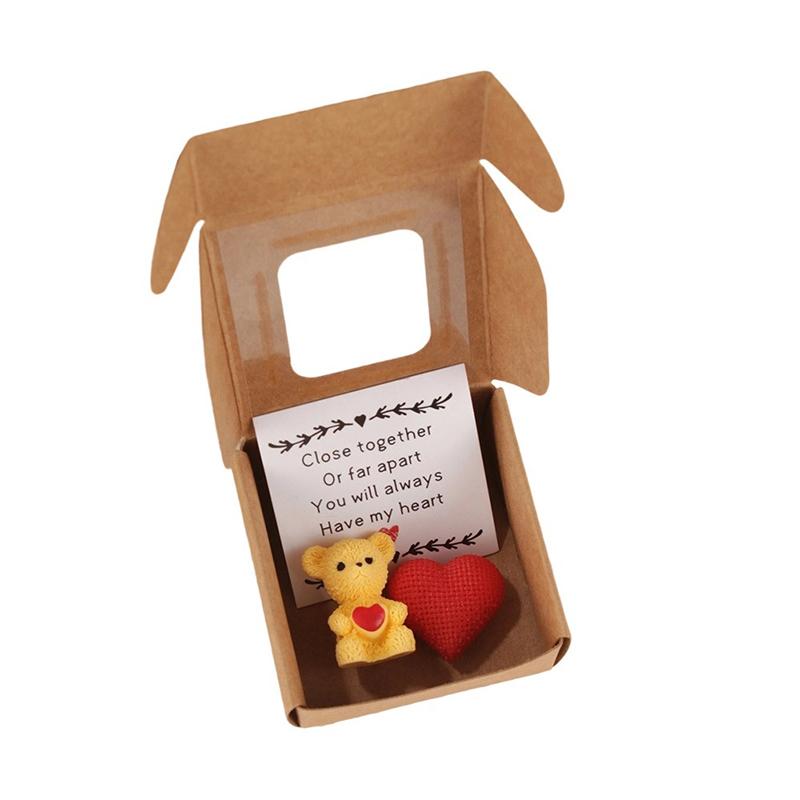 Handmade Mini Bear Little Bear In A Box My Little Worry Bears Mini Pocket Bears Hug With Emotional Uplifting Keepsake For Lovers