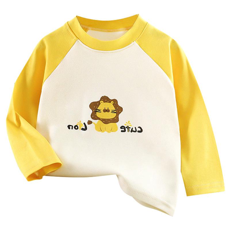 Children's Pure Cotton Long-Sleeve T-Shirt - Autumn New Arrivals for Boys & Girls