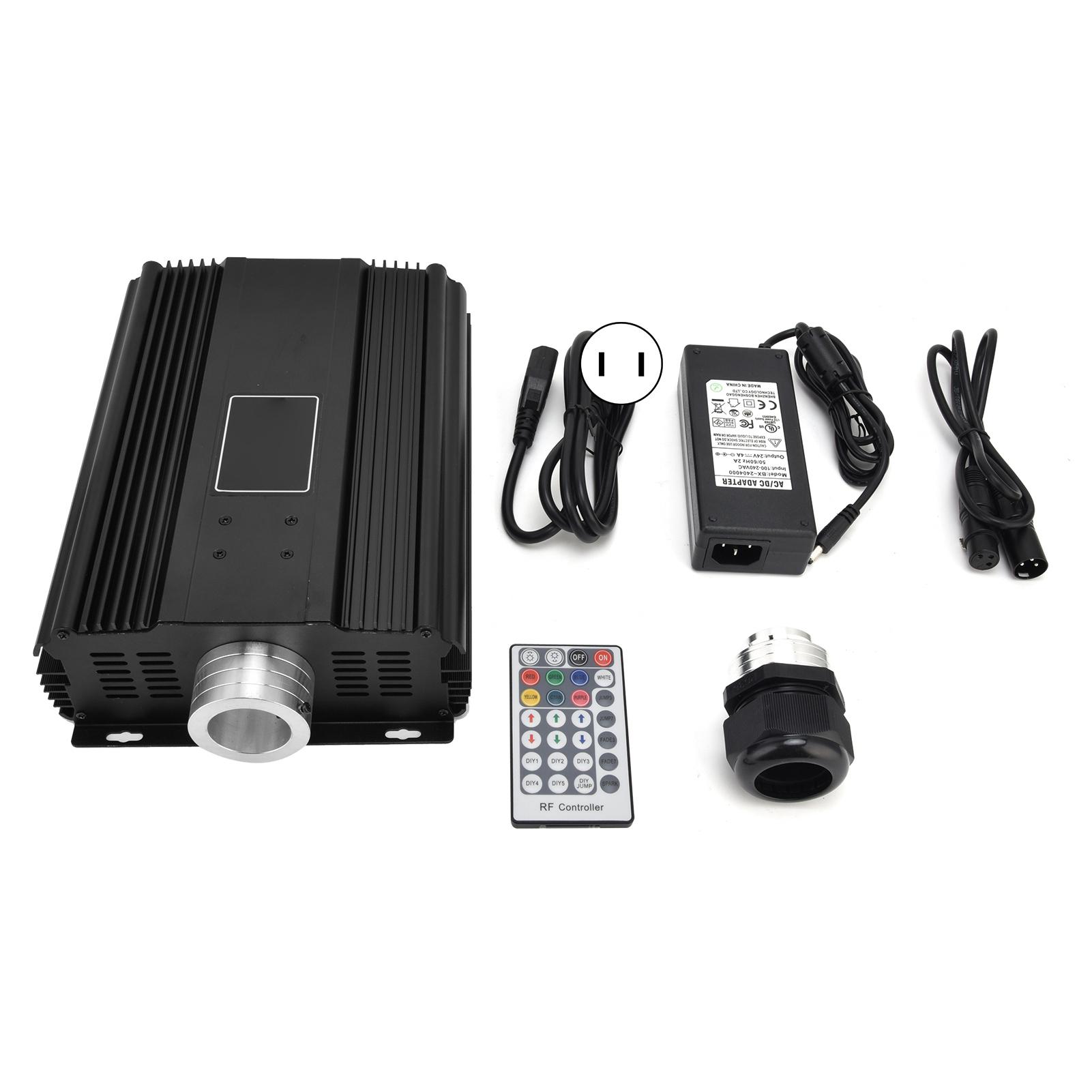 

Комплект драйверов для светодиодного RGB+W оптоволоконного освещения мощностью 75 Вт с 28-клавишным пультом дистанционного управления для домашнего бара, караоке, отеля