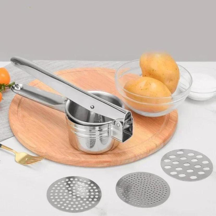 1 Pcs Mashed Manual Juicer Stainless Steel Water Press Lemon Orange Juicer Mashed Potato Press Kitchen Tools