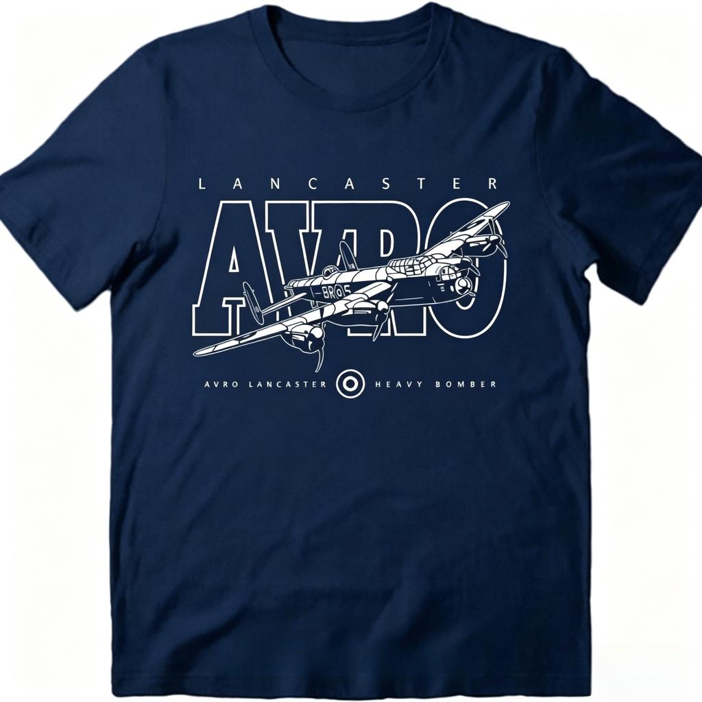 Casual Avro Lancaster Heavy Bomber Aircraft Design Everyday Unisex Tee Shirt 2026 Summer Unisexs Clothing Womens Clothing T Shirt