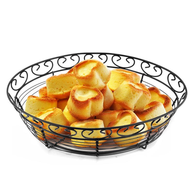 Wrought Iron Multi-Use Basket for Bread, Vegetables, Fruits & Miscellaneous Items