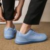 Men Barefoot Casual Flats Women Wide Palm Driving Shoes Black Wide Head Couple Walking Shoes Blue White Shoes Large Size