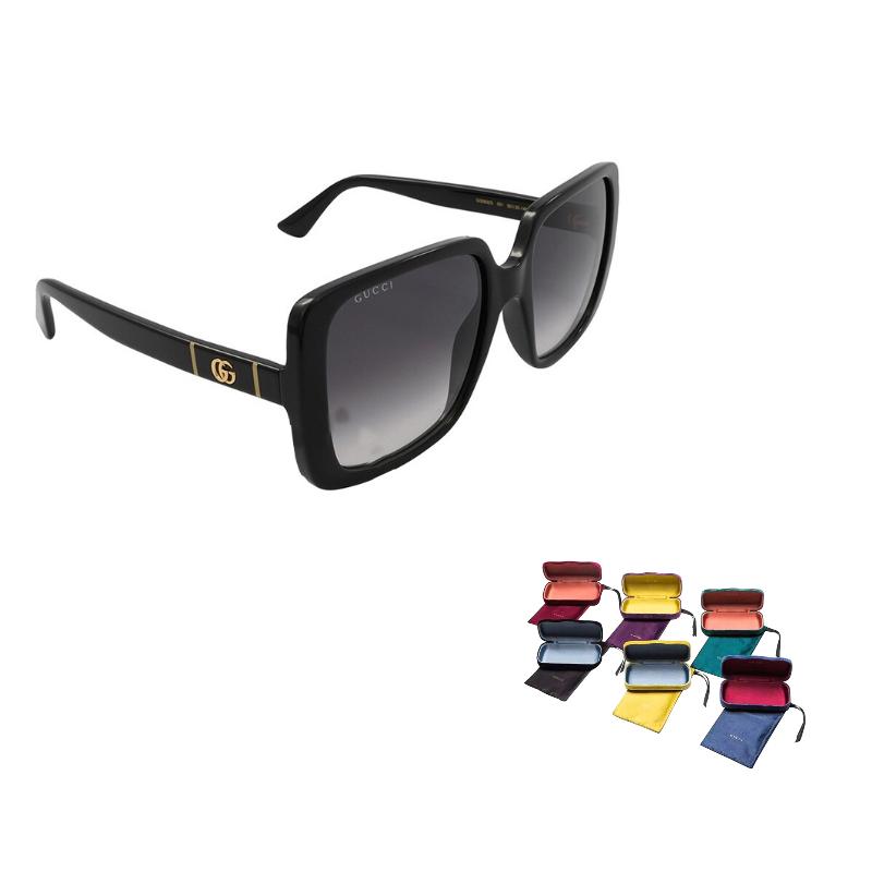 

GUCCI Eyewear Square Frame Sunglasses Black women 56 чёрный