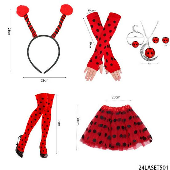 Zestaw Kostiumów Cosplay na Halloween 2026 Pszczoła ze Skrzydłami, Peleryną, Opaską na Głowę i Okularami dla Dorosłych i Dzieci