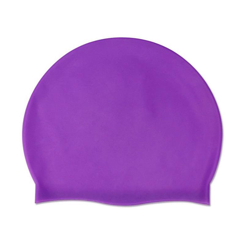 Universal Plus Size Silicone Swimming Cap for Men, Women, and Children - Comfortable, Non-Tight Fit