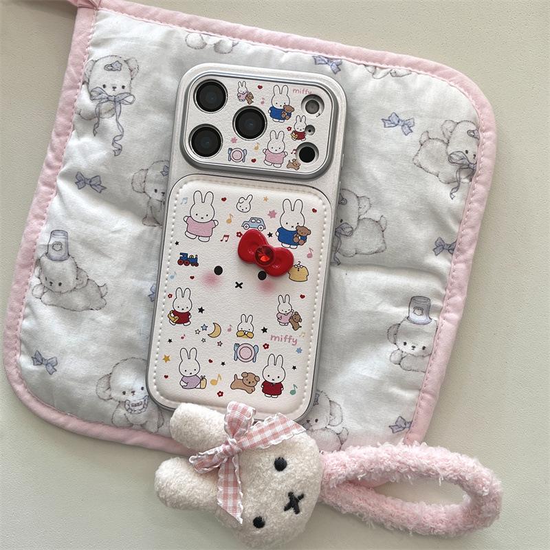 Cartoon Miffy iPhone 15/14 ProMax Anti-Fall Case