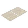 2pcs Fast Draining Kitchen Sink Mat Non-slip Sink Liner Protective Dish Drying Mat  Sink Bottom