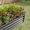 Raised Bed, Metal Planter Bed for Garden made of Robust Sheet Steel, Rust Protection, Kit without Bottom, Ideal for Vegetables, Herbs & Flowers Anthr