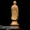 EnergyPower Shakyamuni Buddha Statue, Premium Natural Boxwood Carving, Standing Buddha Statue, Wooden Buddha Statue, Buddhist Art, Boxwood, Buddha Scu