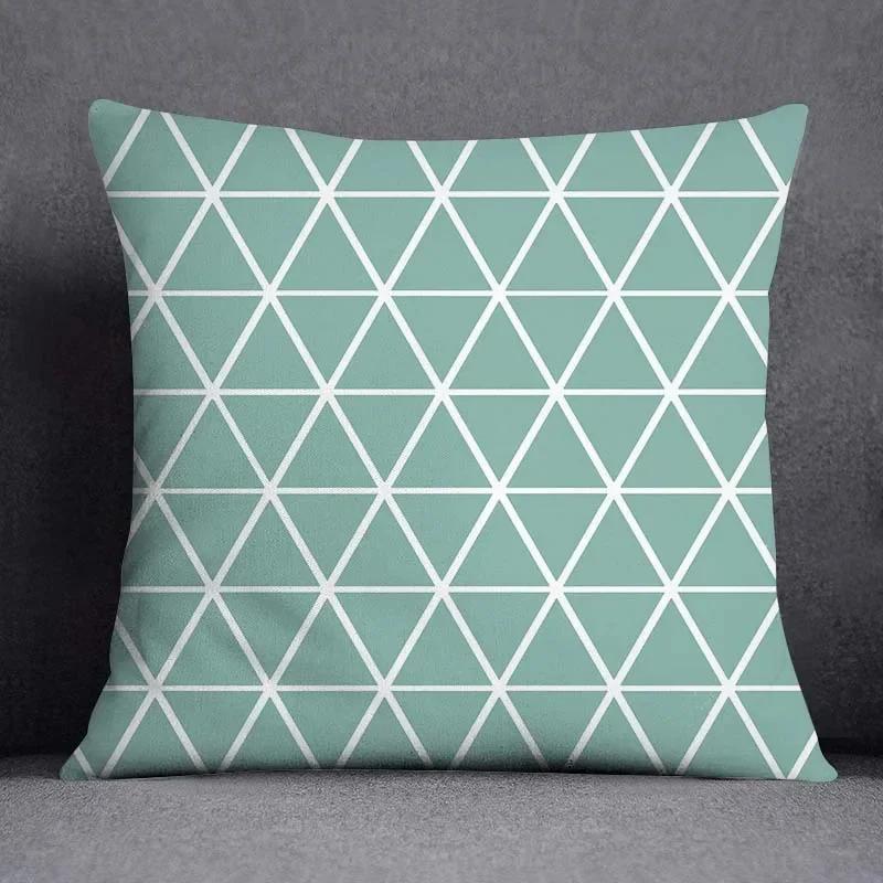 Home living room decoration cushion covers short plush throw pillow cover45*45Geometric Color Pillowcase 40x40cm 50x50 45x45