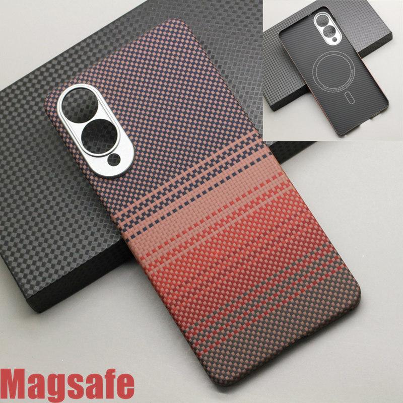 Magnetic Carbon Fiber Phone Case for Samsung Galaxy S25 Edge Magsafe Shockproof protect Cover Aramid Fiber Galaxy S25 Edge Magnetic Case
