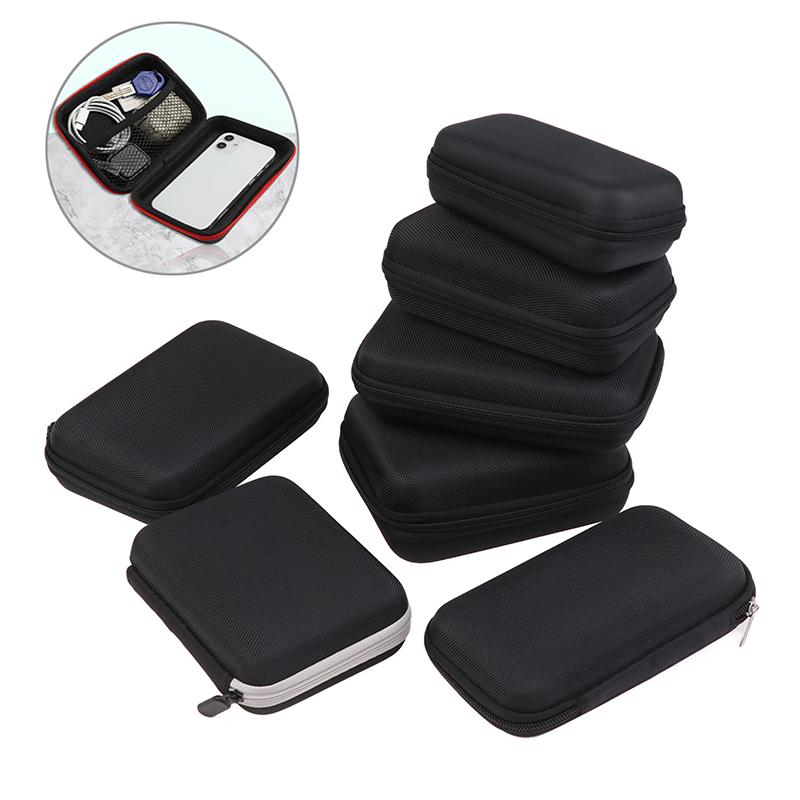 1 stk Eva Vanntett Hardt Etui Oppbevaring Verktøyveske Verktøykasse Med Nettinglomme Verktøysett Multimeter Oppbevaringsveske Organizer