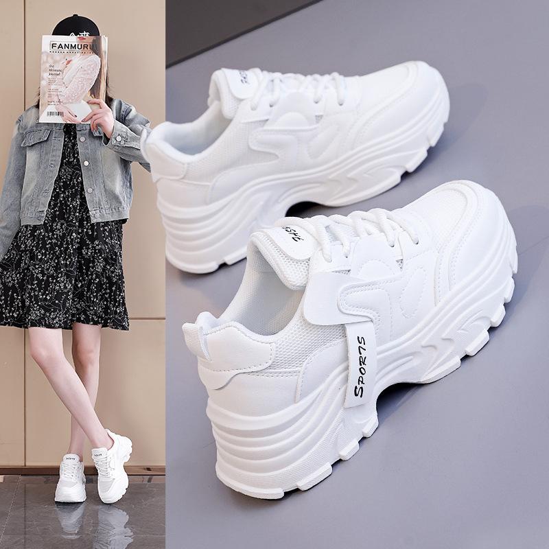 Women's Shoes Spring Internet Celebrity Dad Shoes Ins Super Fire Casual Sports Shoes 2025 Platform White Shoes Children YYT-T95