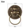 Beast Head Door Ring Antique Door Handle Antique Bronze Finish Comfortable Grip Sturdy Construction Color: Bronze
