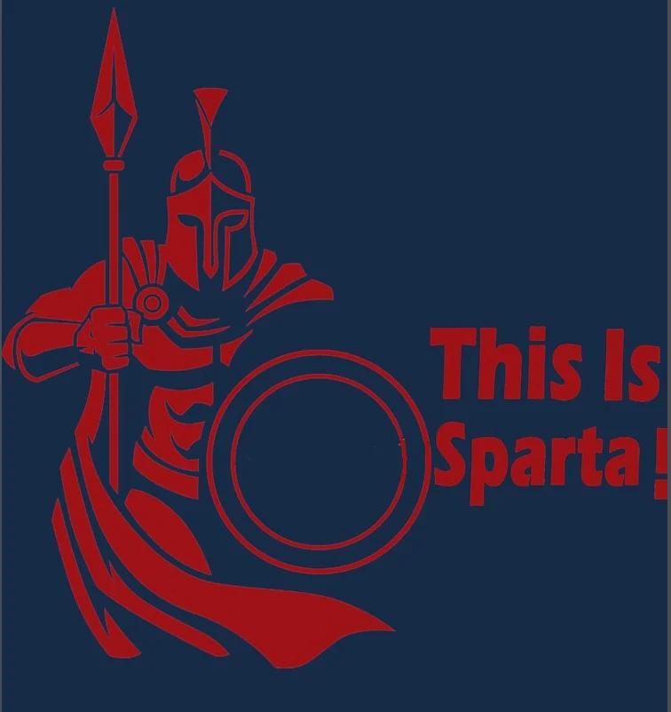 

This Is Sparta Red Spartan Warrior Printed TShirt 100 Cotton ONeck Summer Short Sleeve Casual Mens Tshirt Size S3XL 4XL